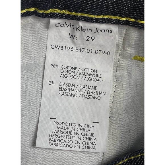 Calvin Klein Jeans Womens 29 Ankle Skinny Mid Rise Stretch Regular Fit Denim - Picture 4 of 10